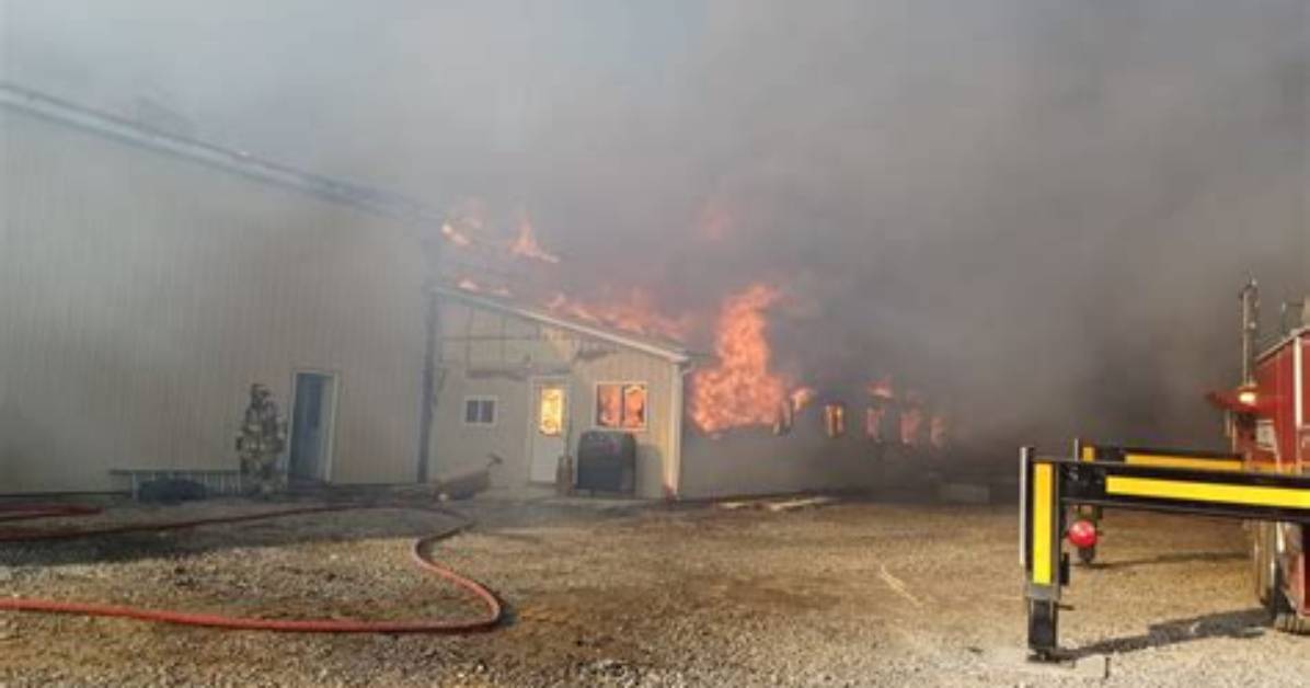 Afternoon Blaze Damages Barr Township Roofing Business, Fire Chief Confirms