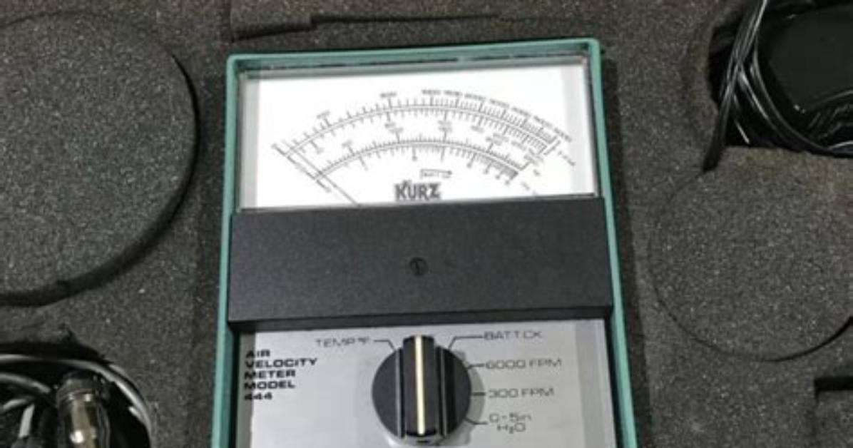 Air Velometer Test Used For