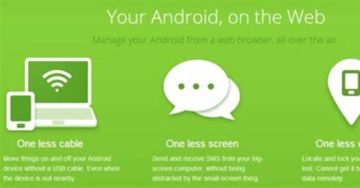 Airdroid Lets You Control Your Smartphone from Your Computer with Zero Hassle