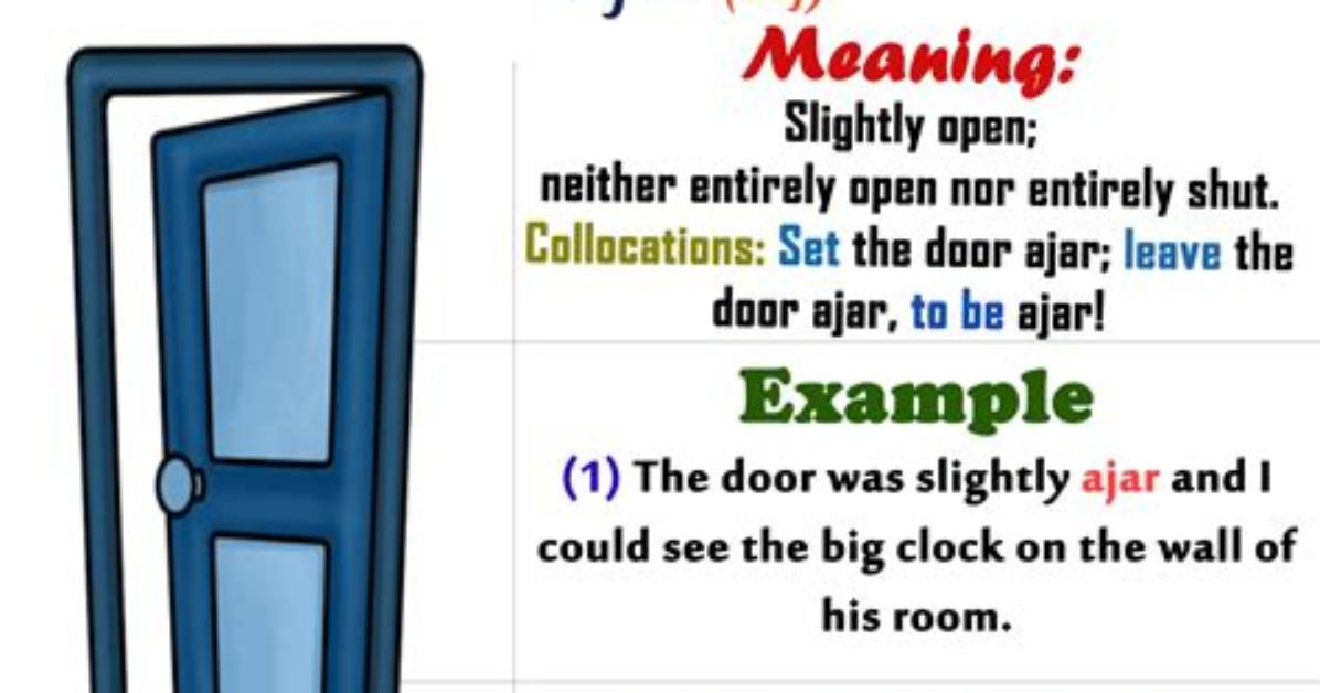 Ajar Meaning