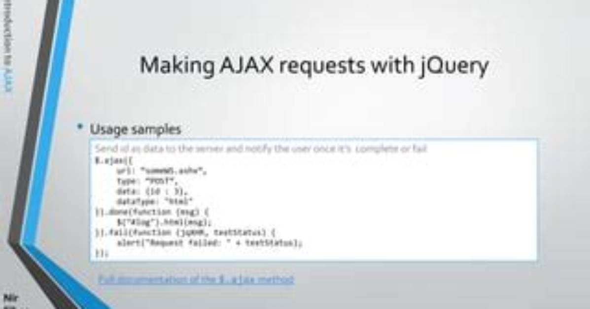 $. Ajax - dataType