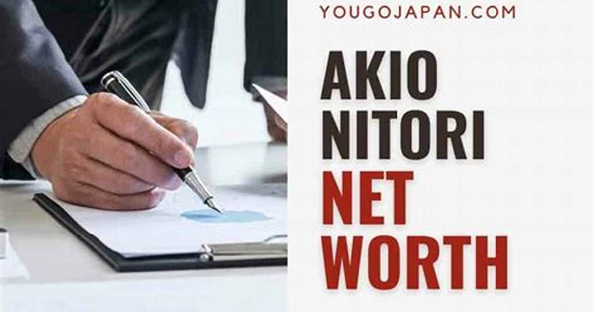Akio Nitori Net Worth