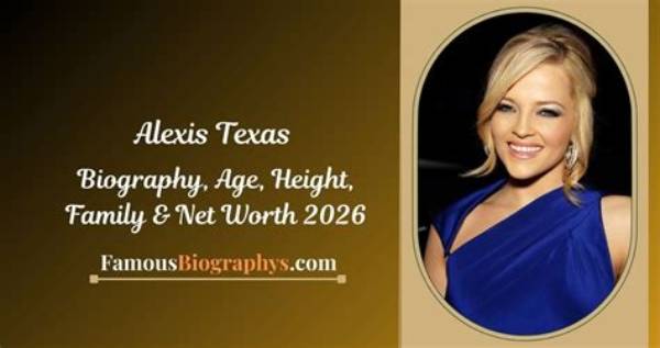 Alexis Texas Biography, Age, Height, Real Name, Career, Marriage, Awards