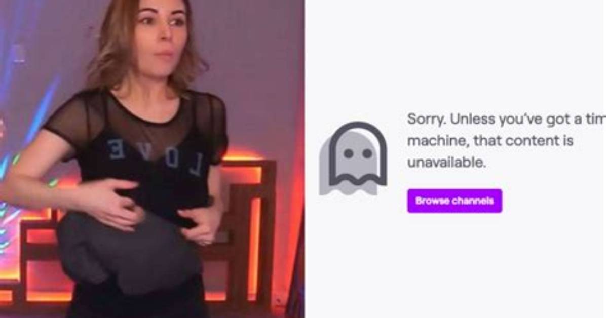 Alinity Is Now Suspended from Twitch After Nipple Slip Incident on Stream