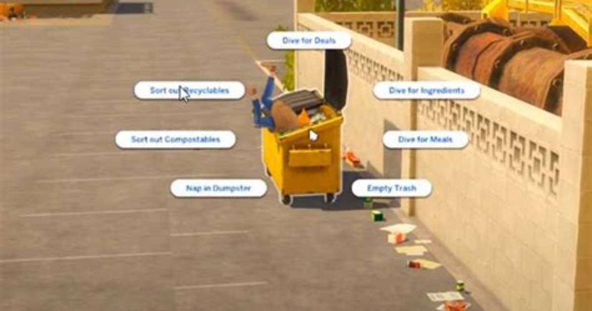 All About Dumpster Diving in Sims 4 Eco Lifestyle