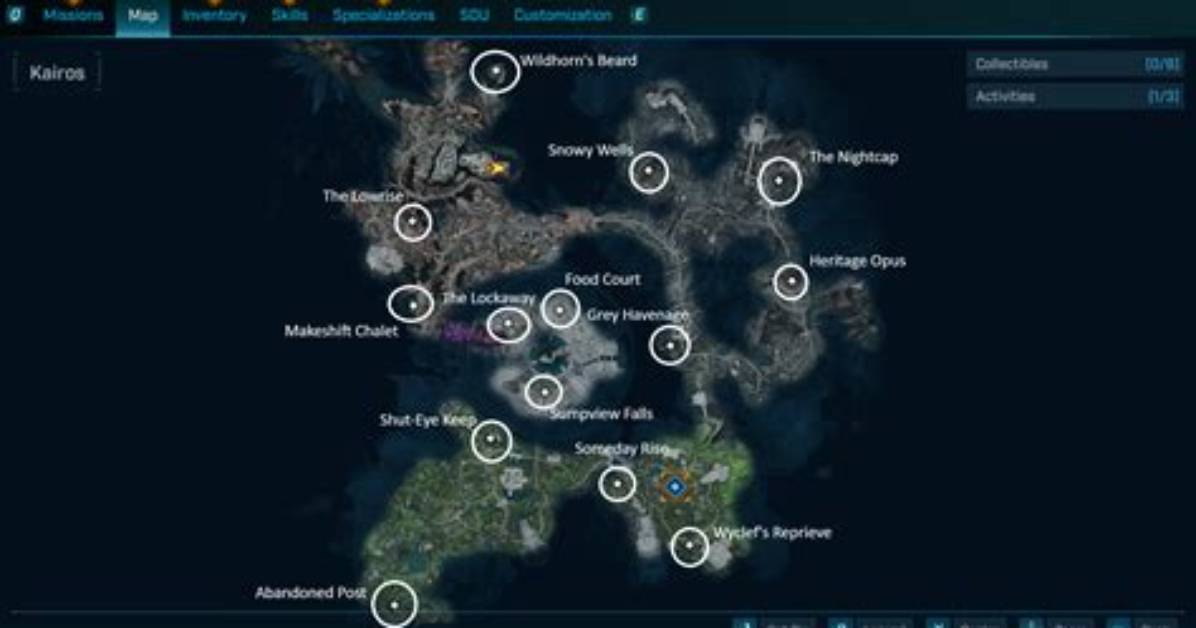 All Locations in the Confluence