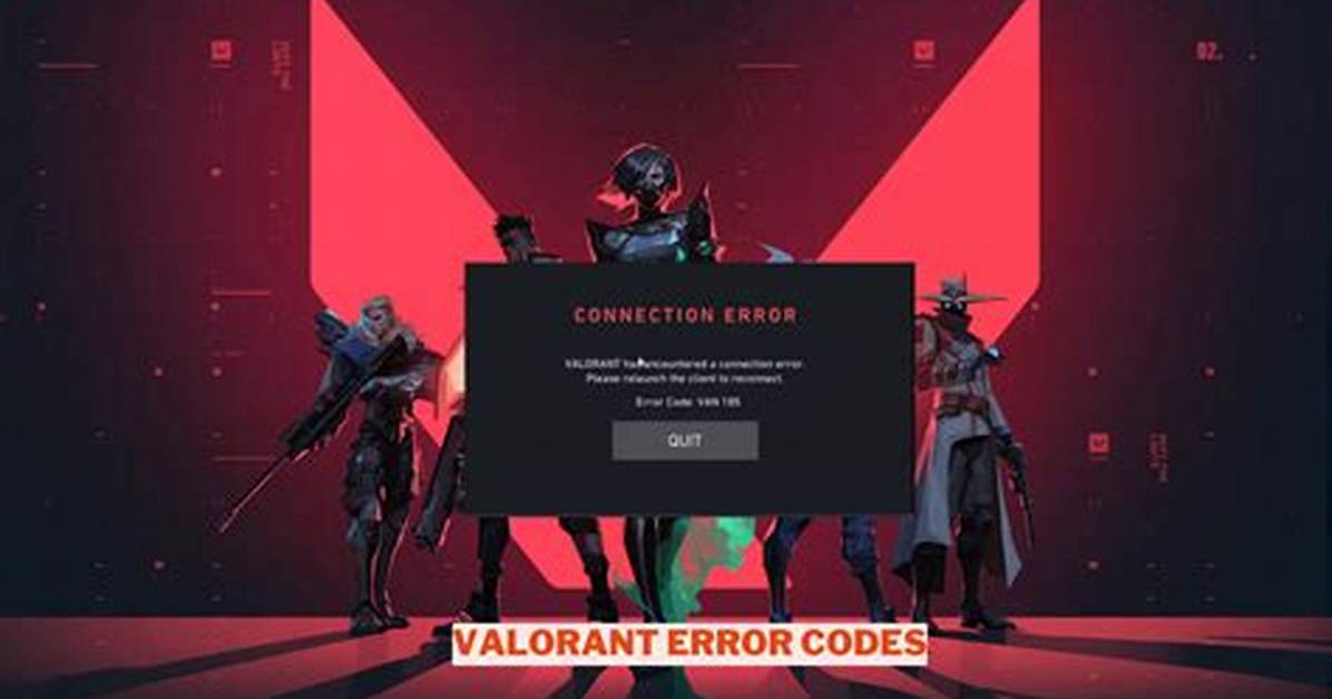 All Valorant Error Codes with Solutions and Fixes
