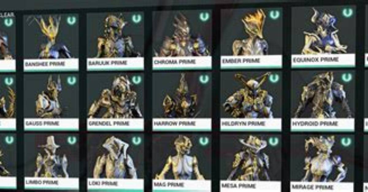 All Warframe Prime Release Orders