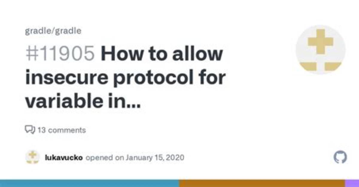 Allow Insecure Protocols, Android Gradle