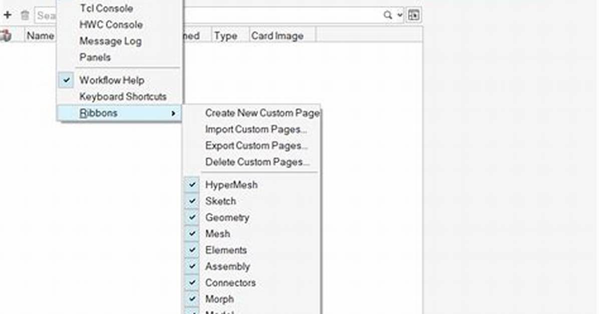 Altair Double Dropdown Menu