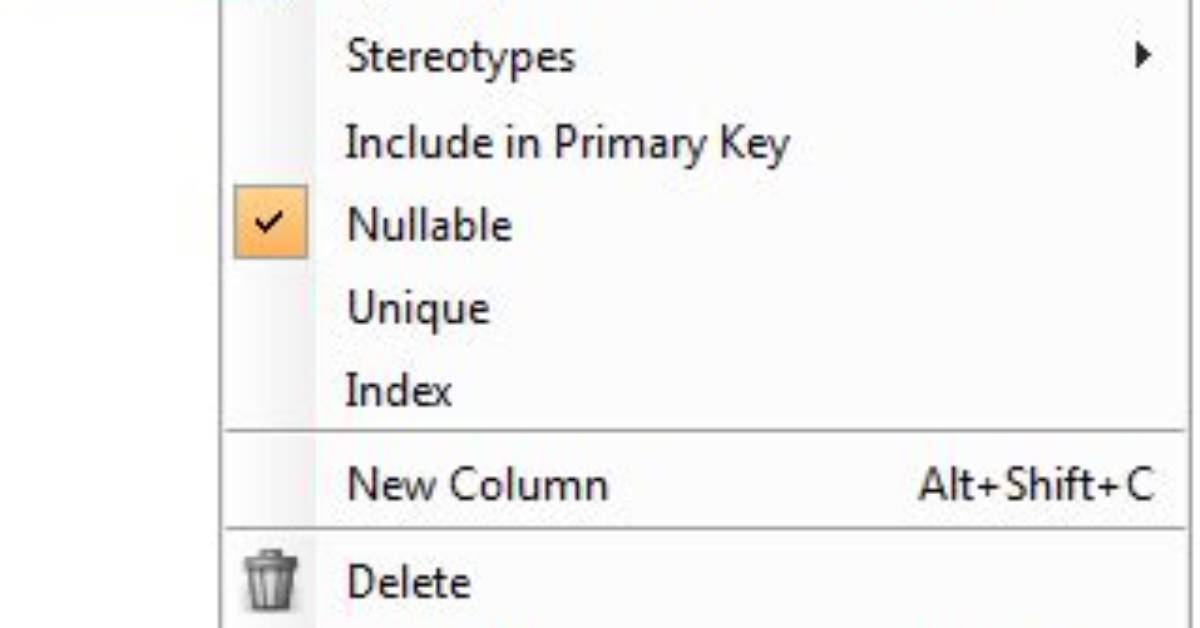 Altering a Column to Be Nullable