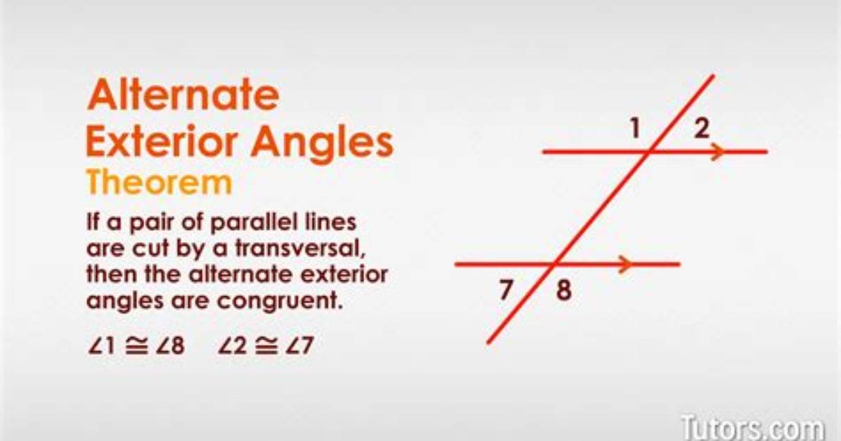 Alternate Exterior Angles