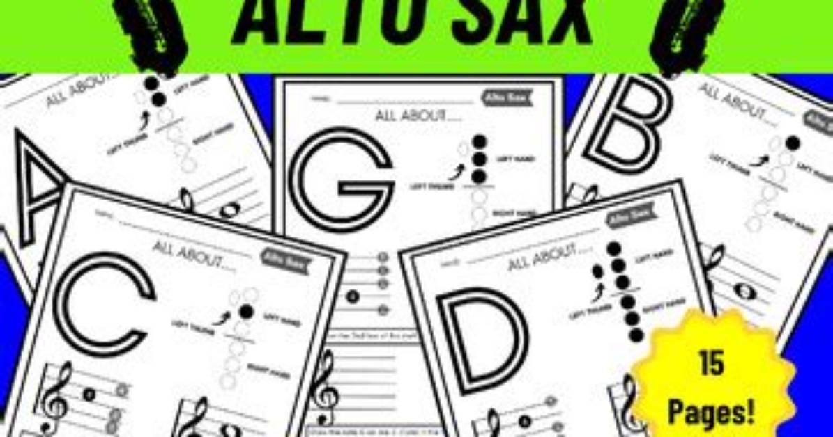 Alto Sax First Five Notes Quiz