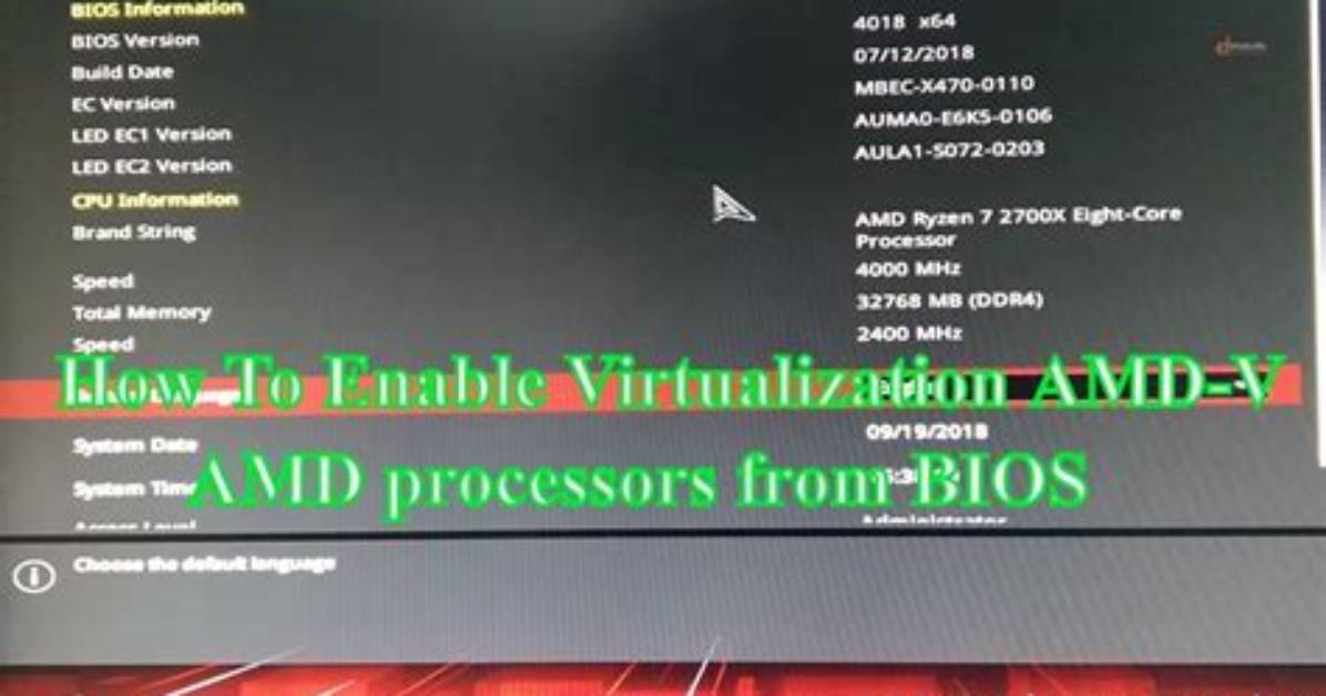 Amd-v Is Not Enabled in Virtualbox on Amd Apu