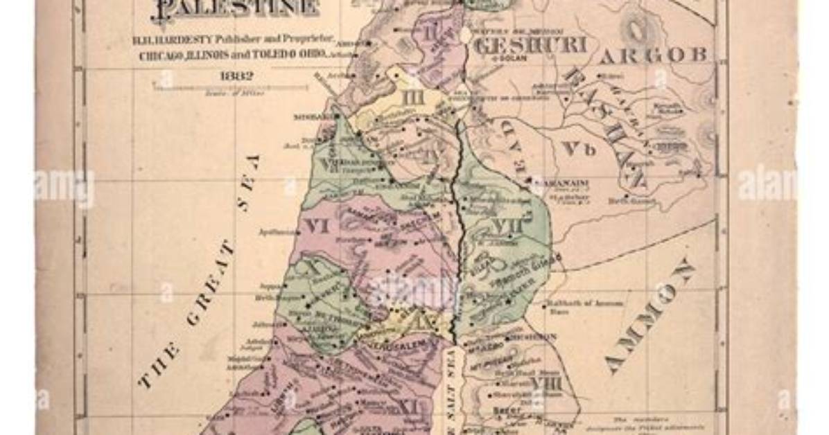 Ancient Palestine Bible Map Quiz