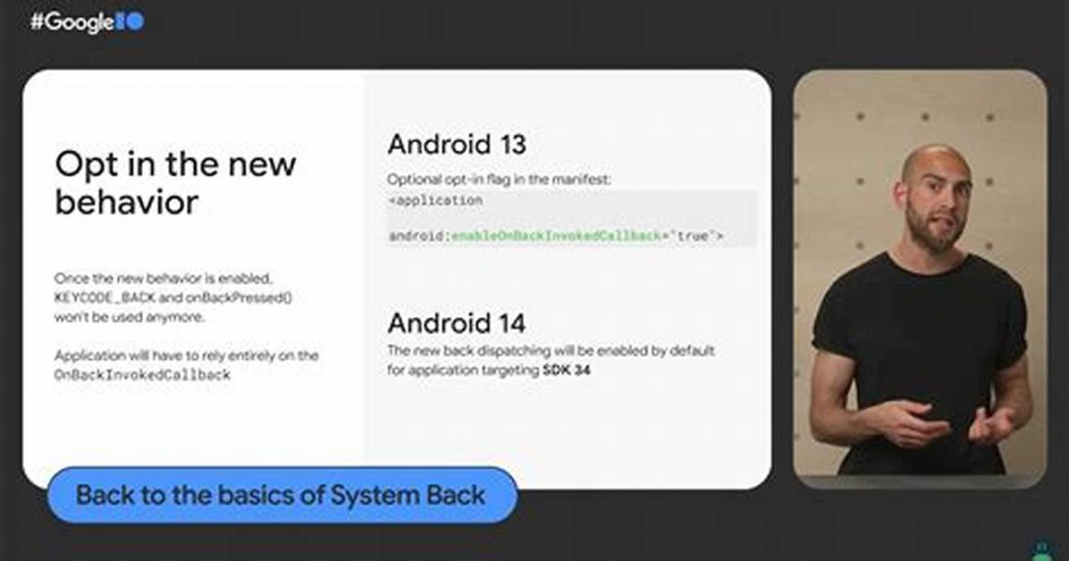 Android 13 Makes Back Gesture More Predictable