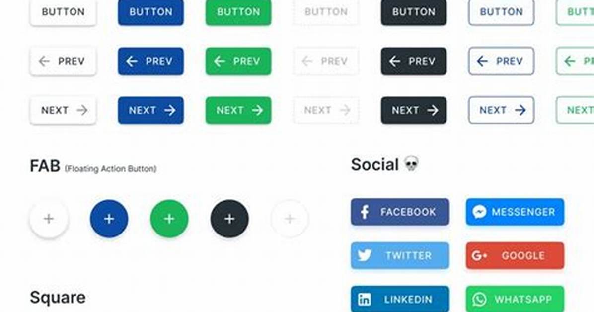 Android Material Design Button Styles