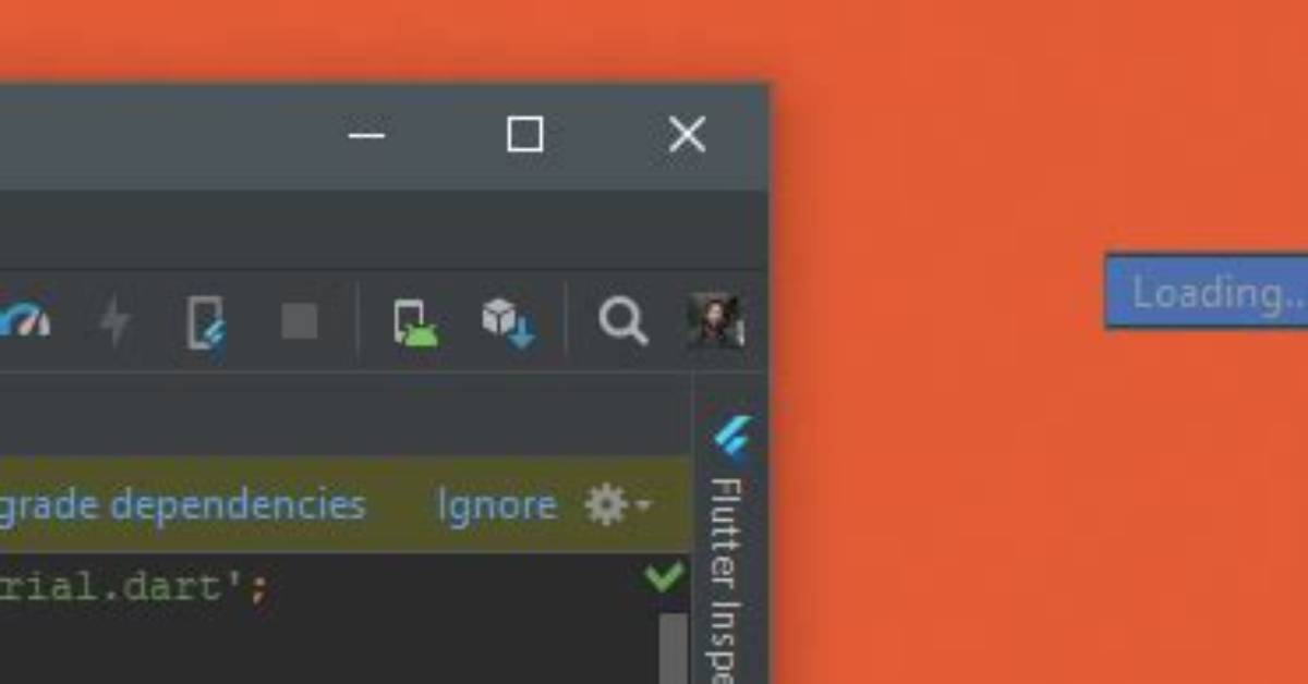 Android Studio Device Dropdown Stuck on "Loading. .."