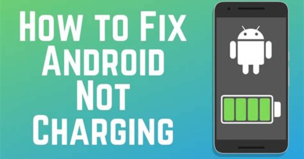 Android Tablet Not Charging When Plugged in?