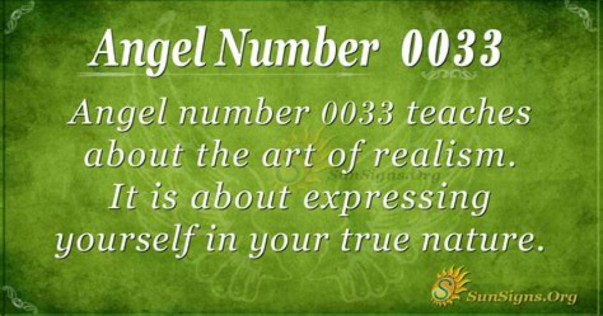 Angel Number 0033 Meaning and Significance