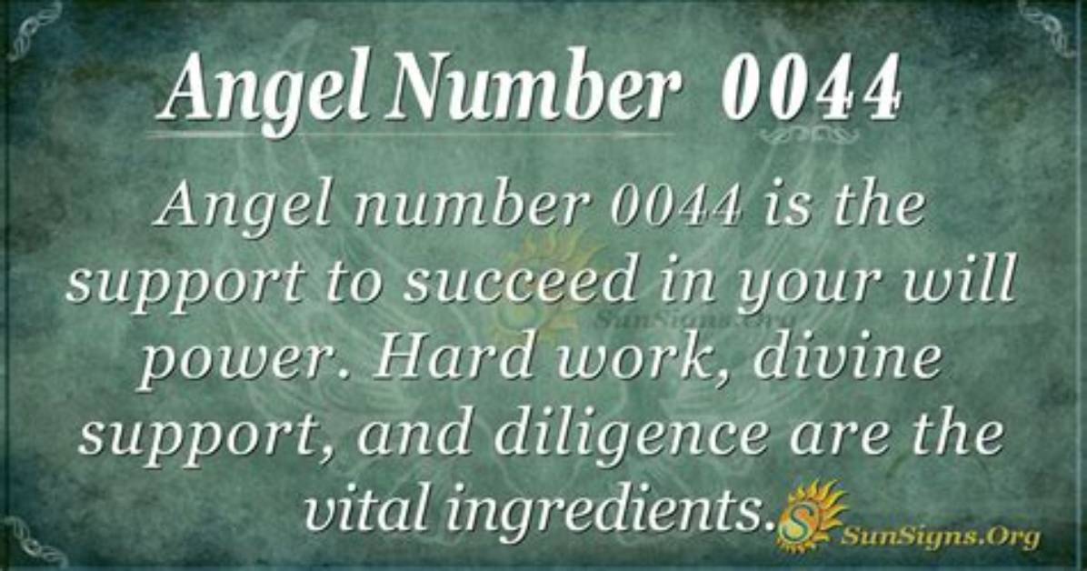 Angel Number 0044 Meaning and Significance