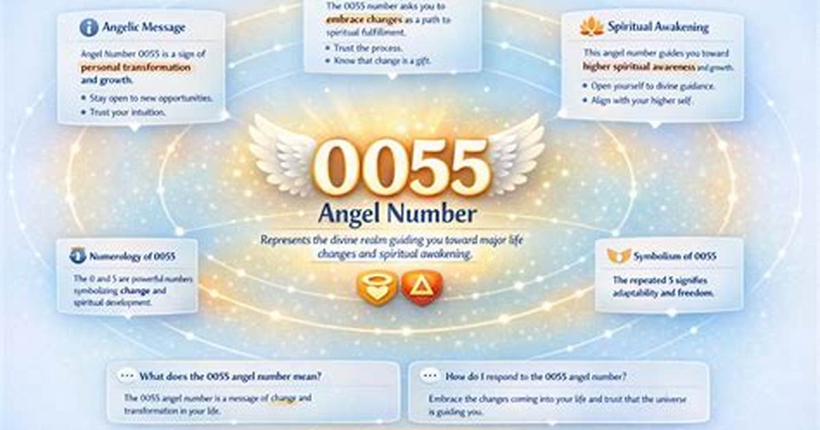 Angel Number 0055 Meaning and Significance