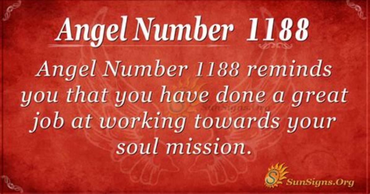 Angel Number 1188 Meaning and Significance