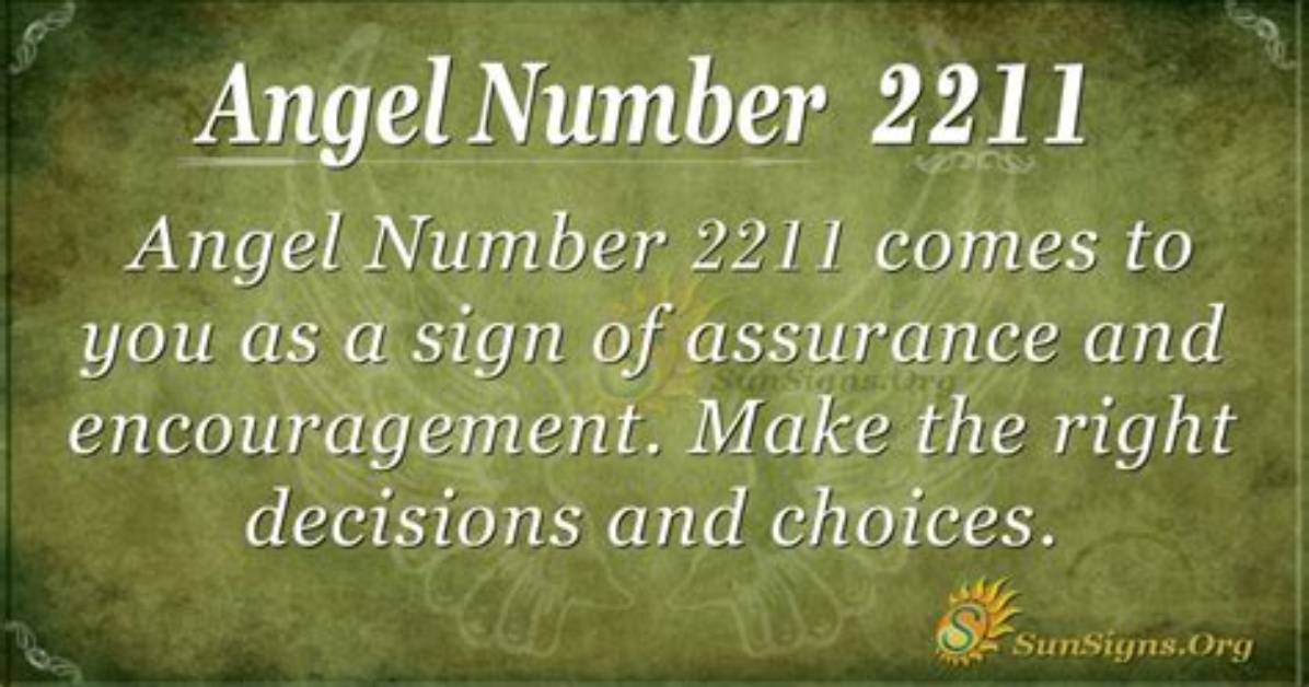 Angel Number 2211 Meaning and Significance