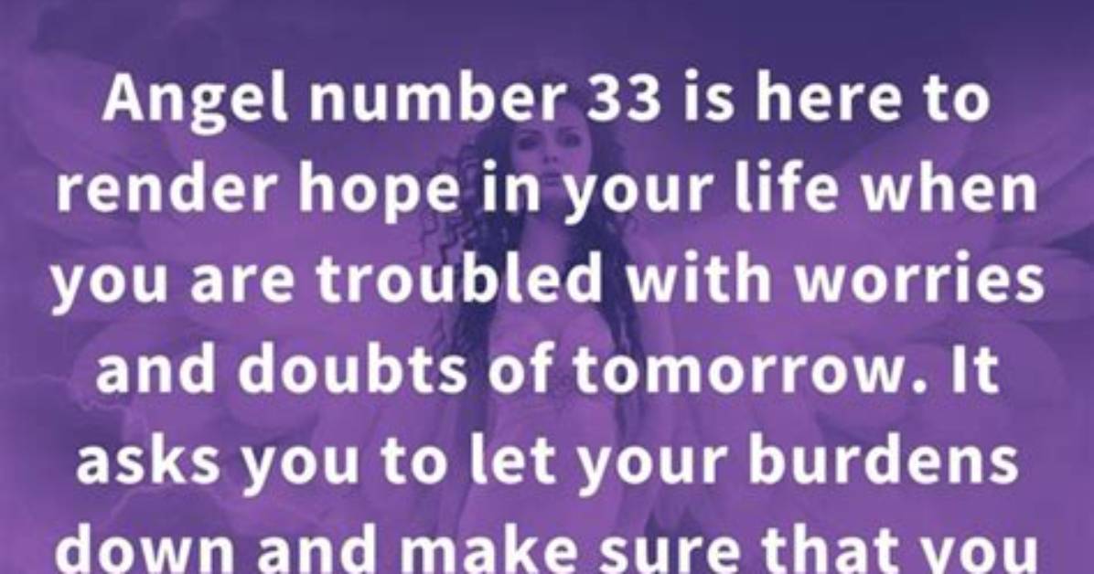 Angel Number 33