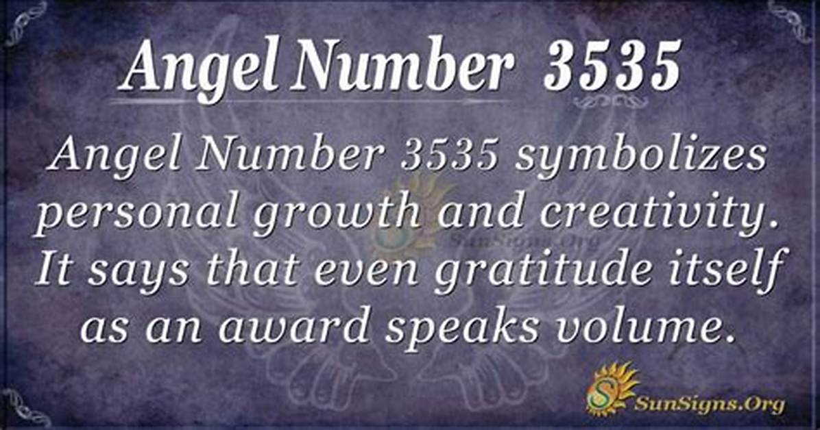 Angel Number 3535 Meaning and Significance