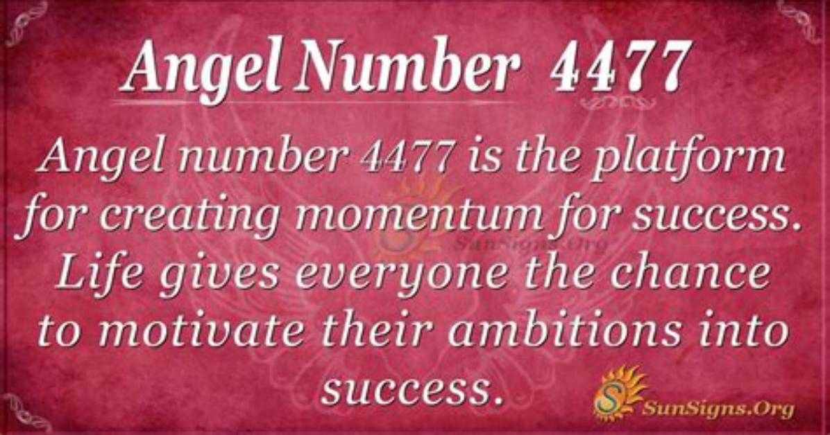 Angel Number 4477 Meaning and Significance