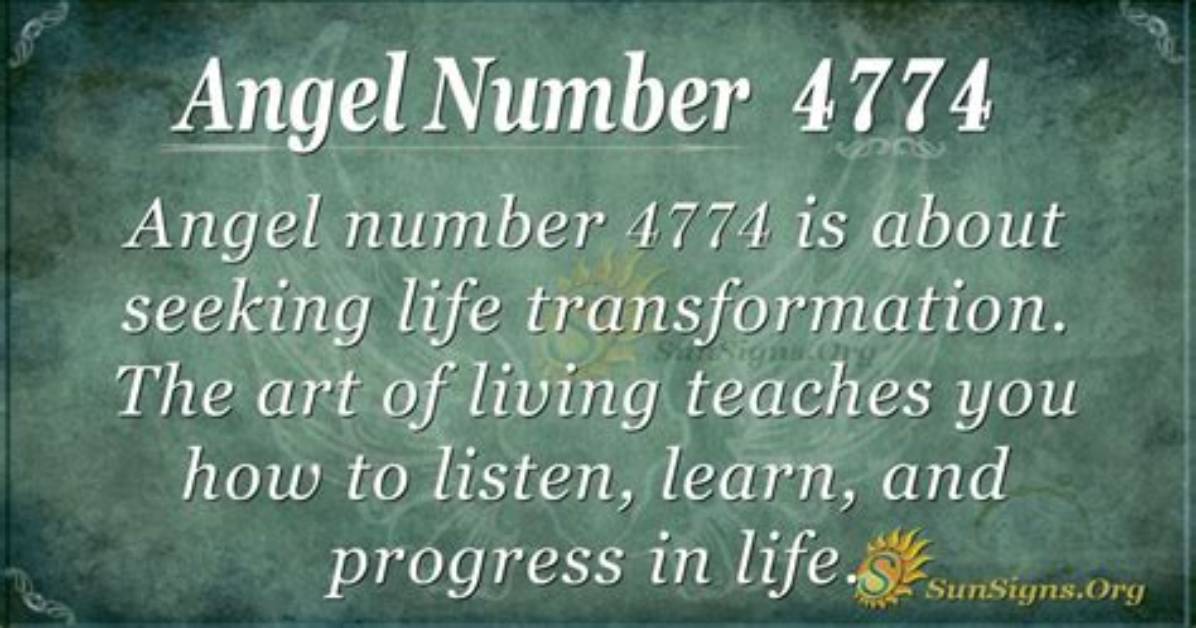 Angel Number 4774 Meaning and Significance