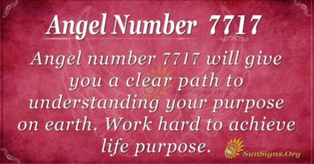 Angel Number 7717 Meaning and Significance
