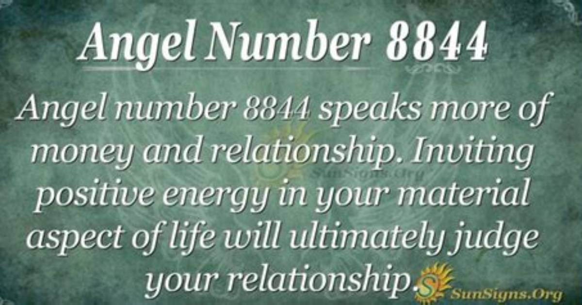 Angel Number 8844 Meaning and Significance