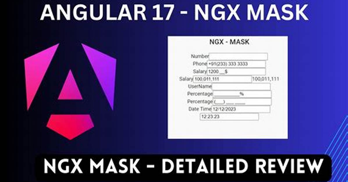 Angular 11 Module '"Ngx-Mask"' Has No Exported Member 'Ngxmaskmodule'