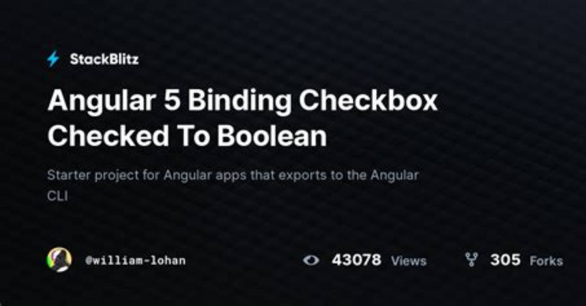 Angular 5, Html, Boolean on Checkbox Is Checked