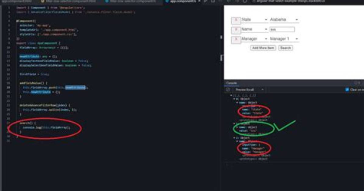 Angular Dynamic Add Rows with Custom Components
