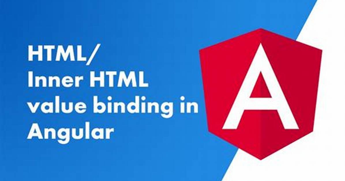 Angular Html Binding