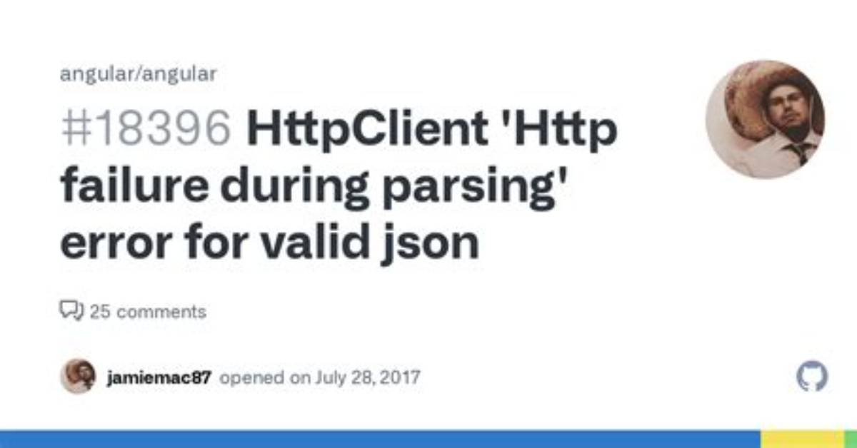 Angular Httpclient "Http Failure During Parsing"