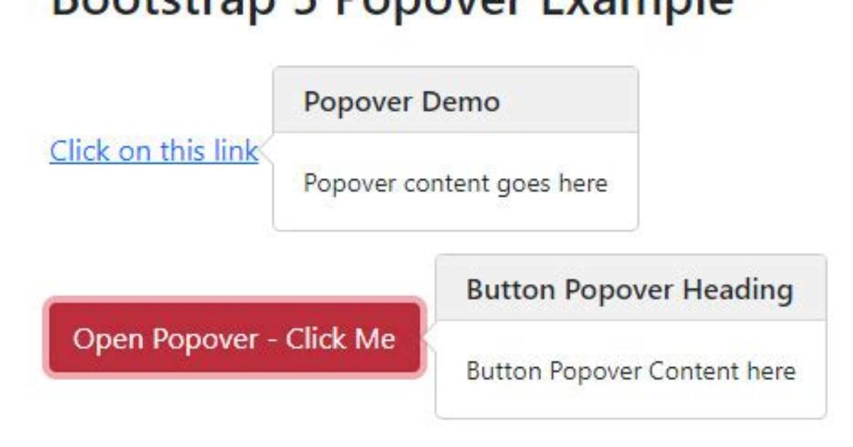 Angularjs Bootstrap Popover Custom Directive