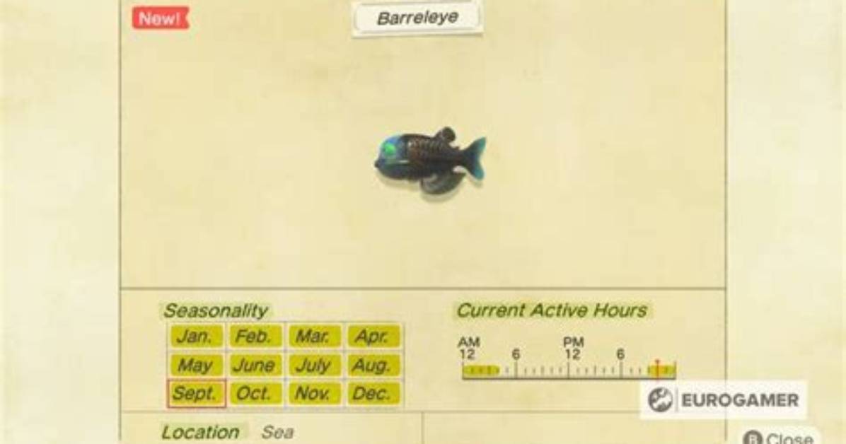 Animal Crossing Barreleye: How to Catch Barreleyes in New Horizons