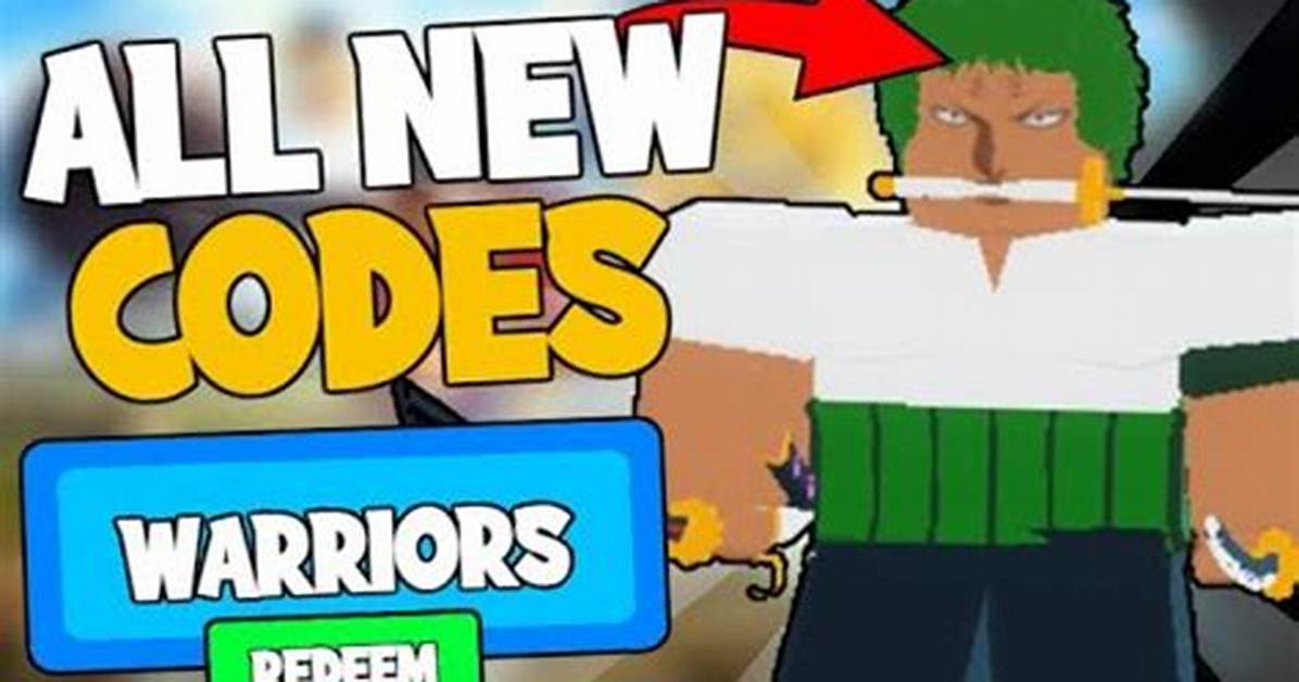 Anime Warriors Codes for August 2021