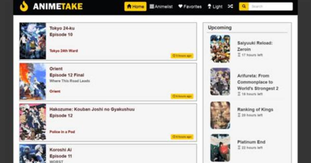 Animetake. Tv Login Safely, Analysis & Comments