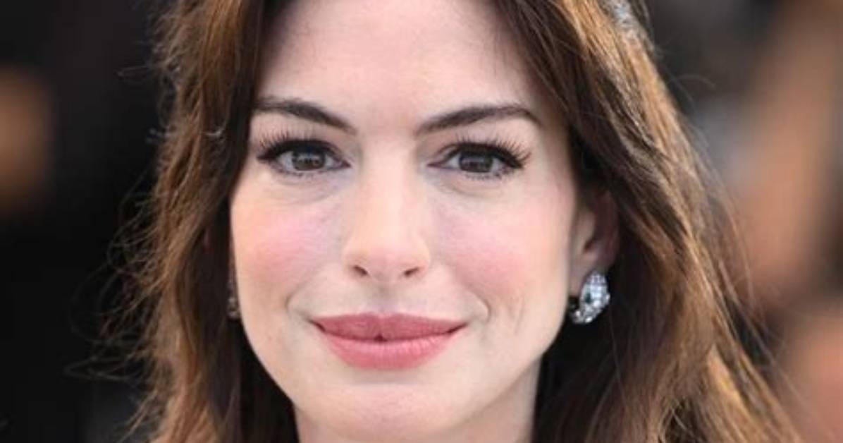Anne Hathaway Took a Major Style Departure with Her Latex Bustier Minidress