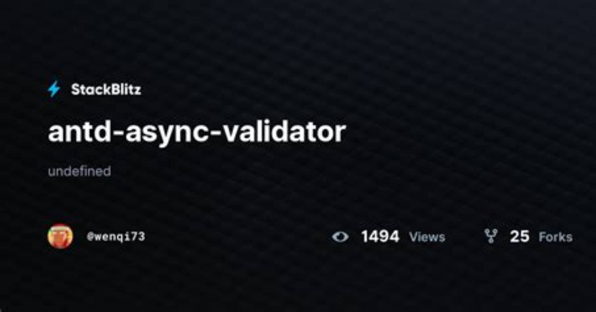 Antd Custom Validator and validateFields Are Not Working Together as Expected