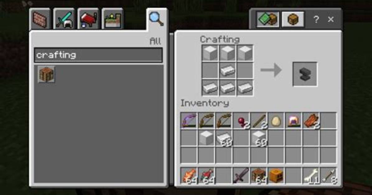 Anvil Minecraft How to Make