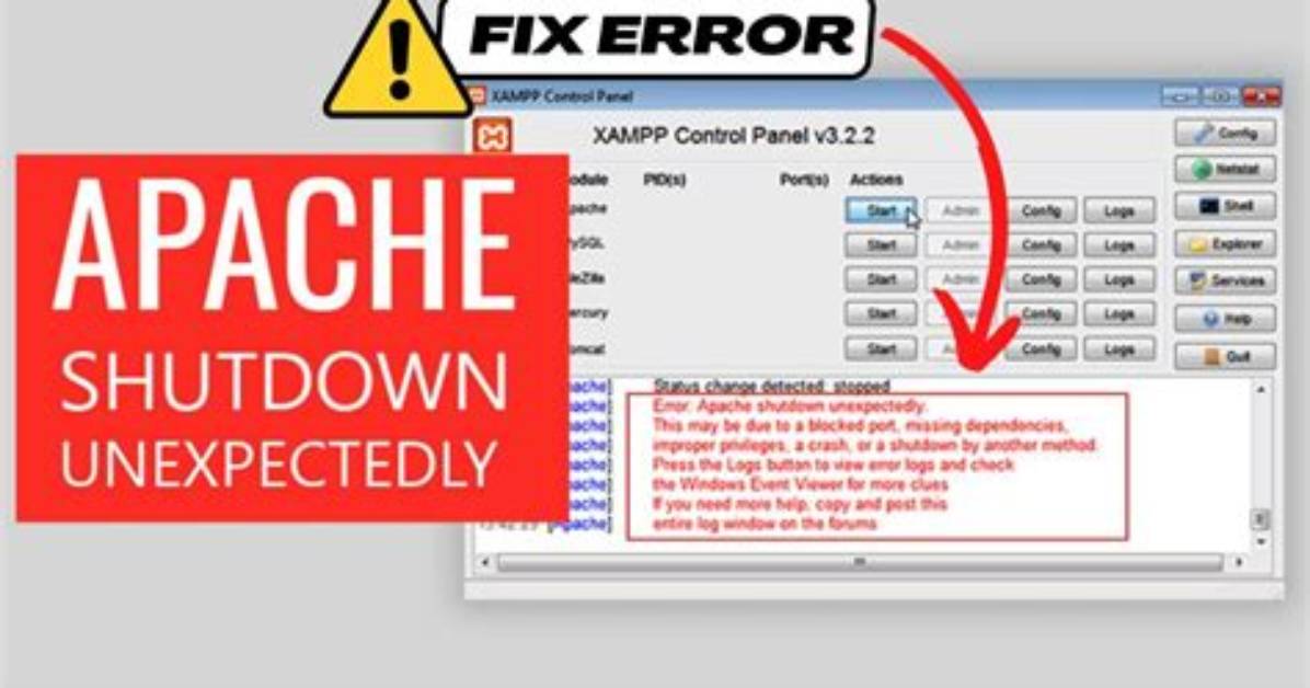 Apache Not Starting