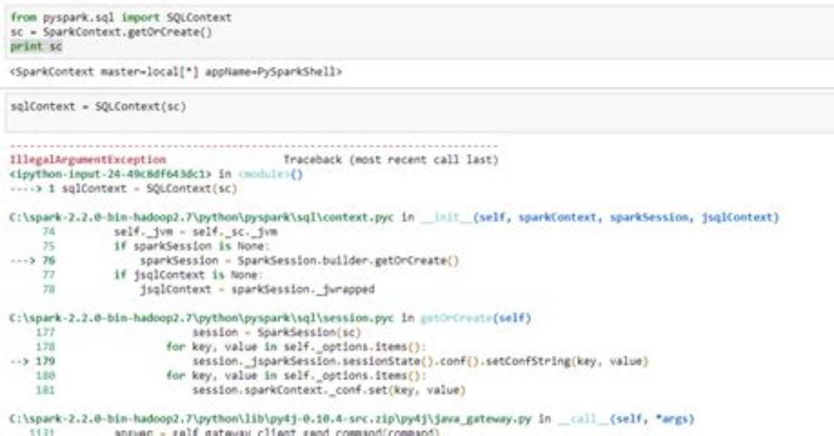 Apache Spark Error: Not Found: Value sqlContext