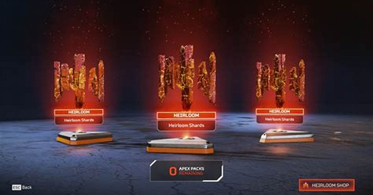 Apex Legends How to Get Heirloom Shards