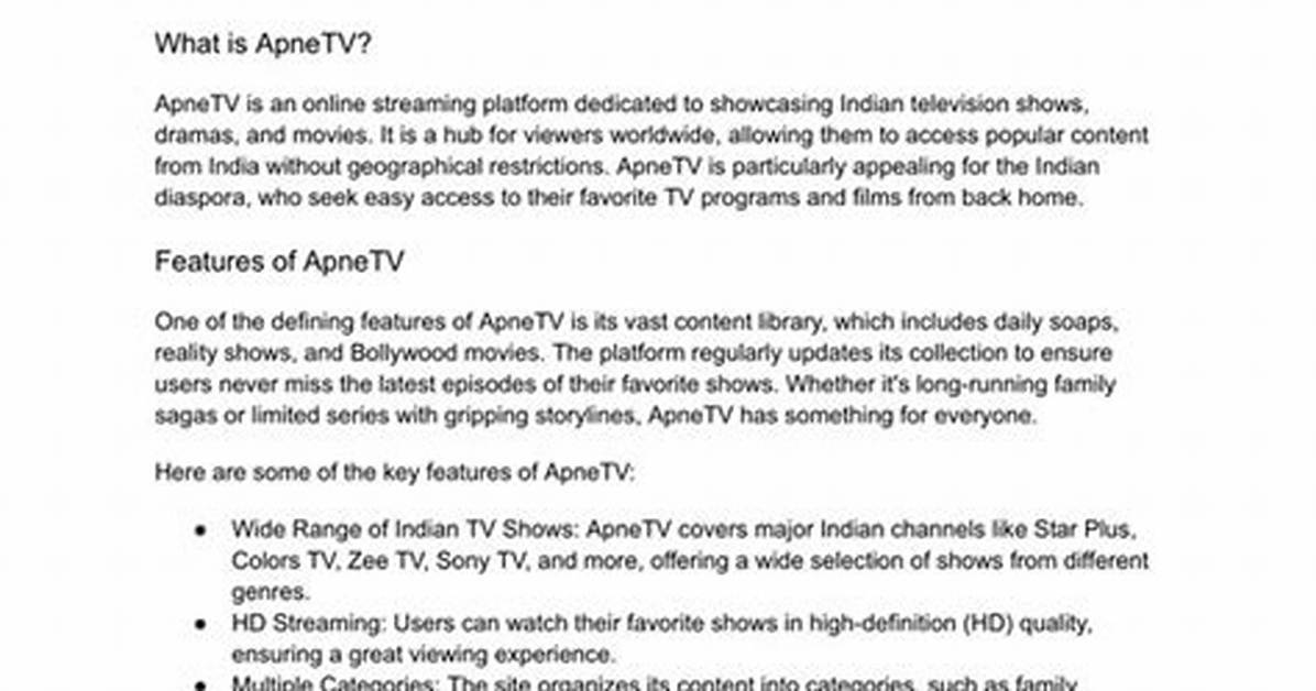 Apnetv. Tv Login Safely, Analysis & Comments